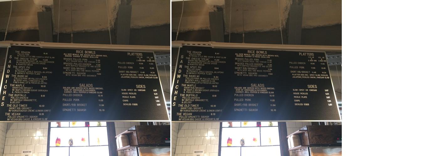 Mayhem & Stout Menu