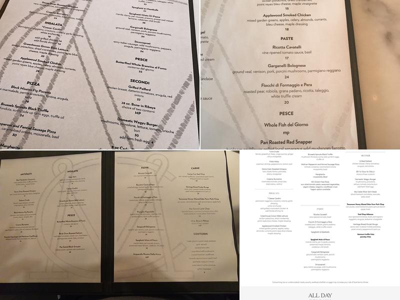 MC Kitchen Menu