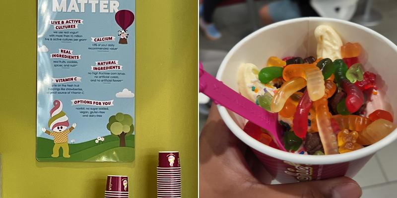 Menchie's Frozen Yogurt Menu