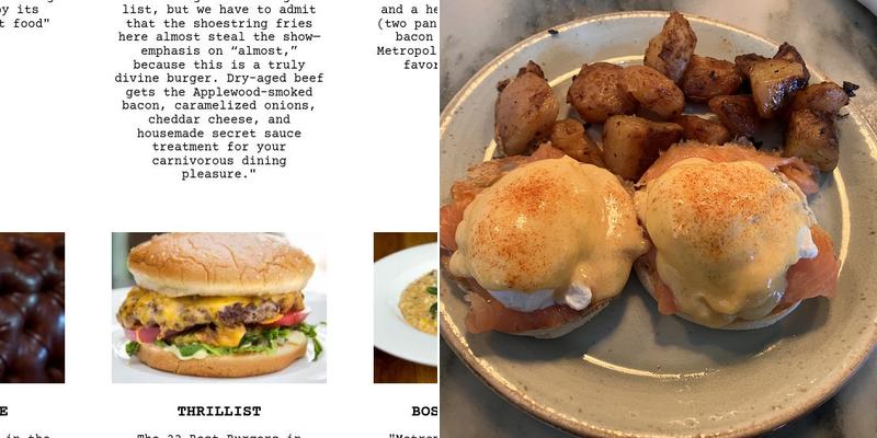Metropolis Menu