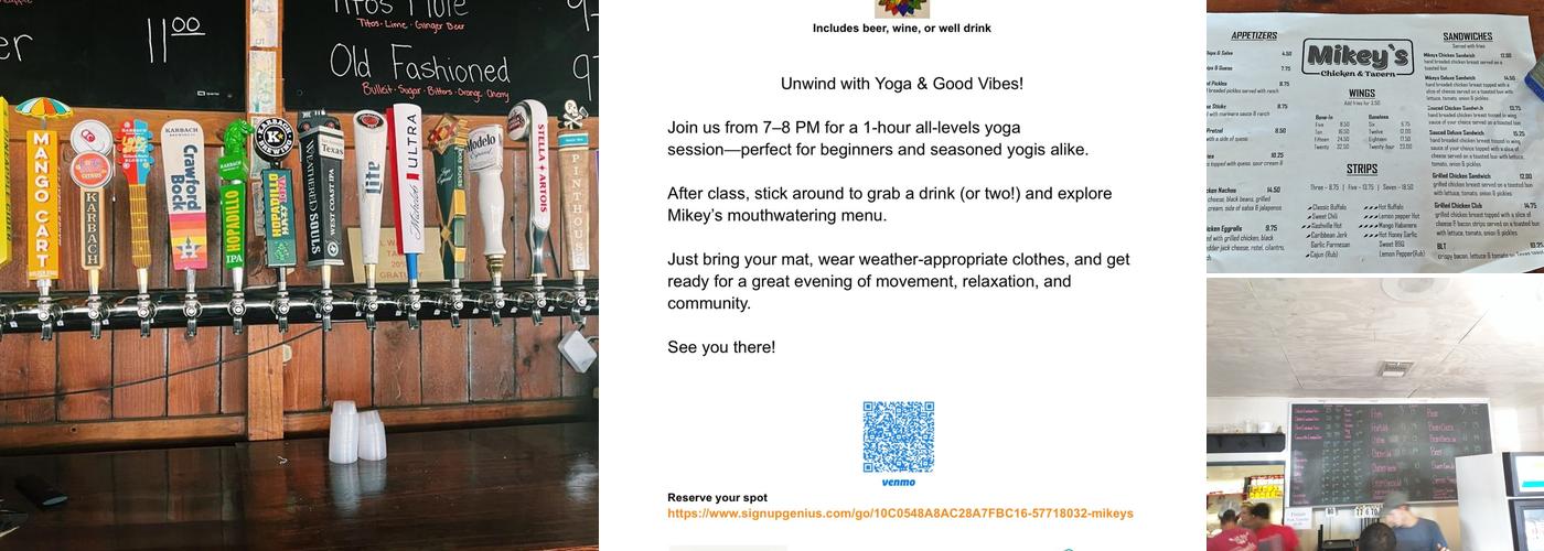 Mikey's Chicken & Tavern Menu