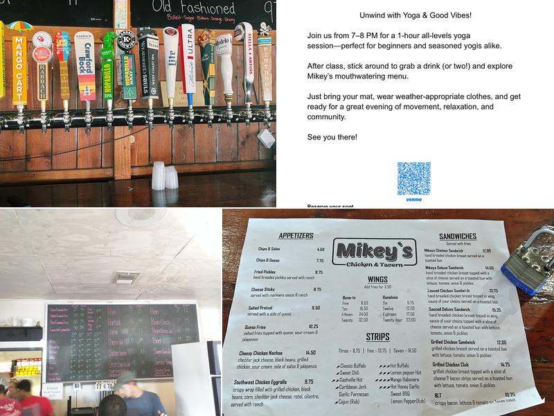 Mikey's Chicken & Tavern Menu