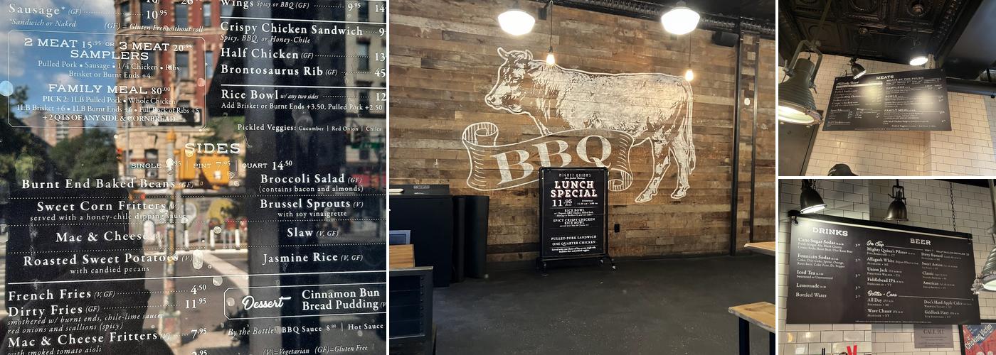 Mighty Quinn's Barbeque Menu