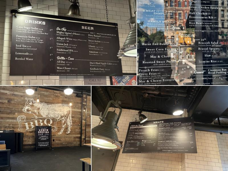 Mighty Quinn's Barbeque Menu