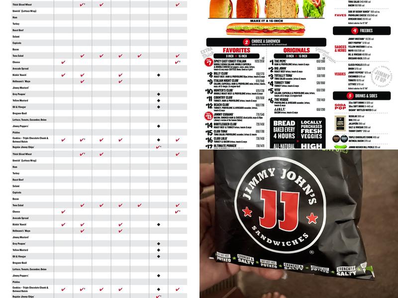 Jimmy John's Menu