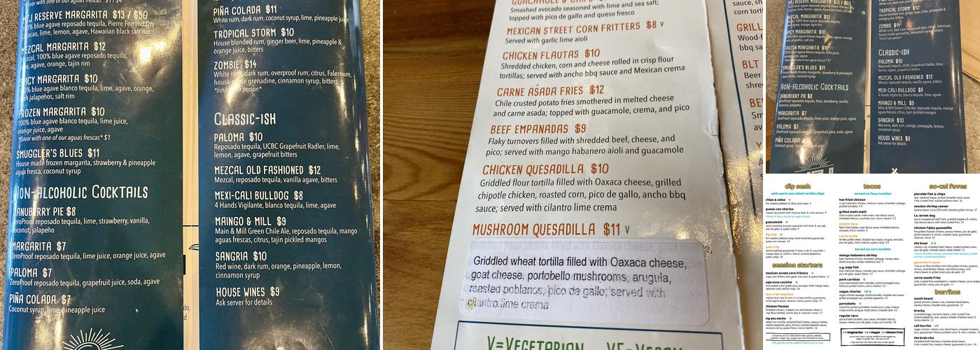 Mission Taco Joint - Streets of St. Charles Menu