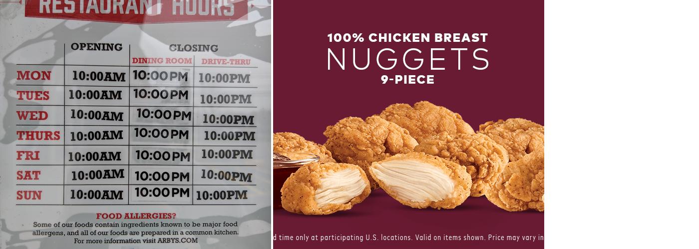 Arby's Menu