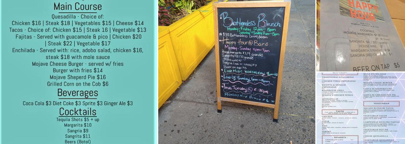 Mojave Menu