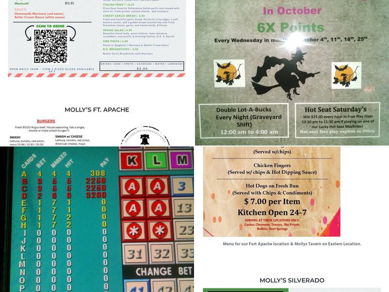 Molly's Tavern Menu