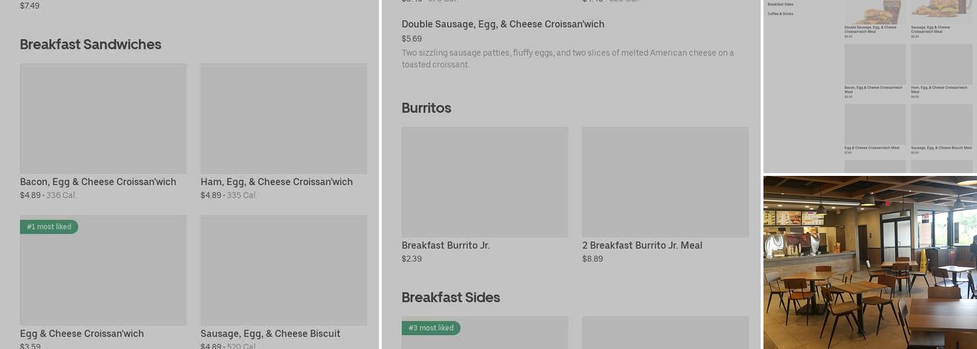 Burger King Menu
