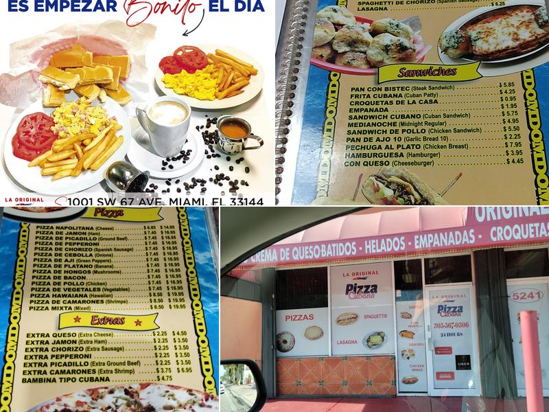 Montes De Oca Menu