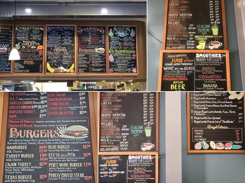 Moonlight Cafe Menu