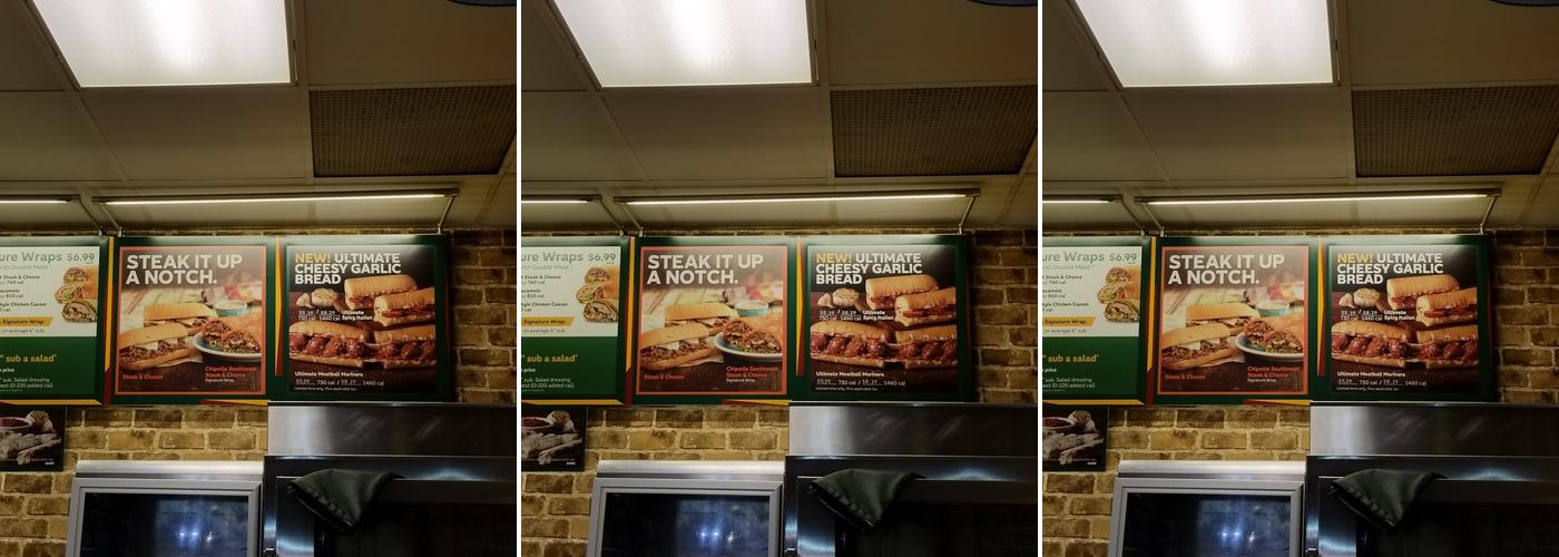 Subway Menu