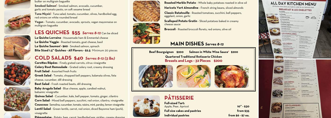 MOULIN Menu
