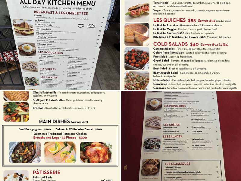 MOULIN Menu