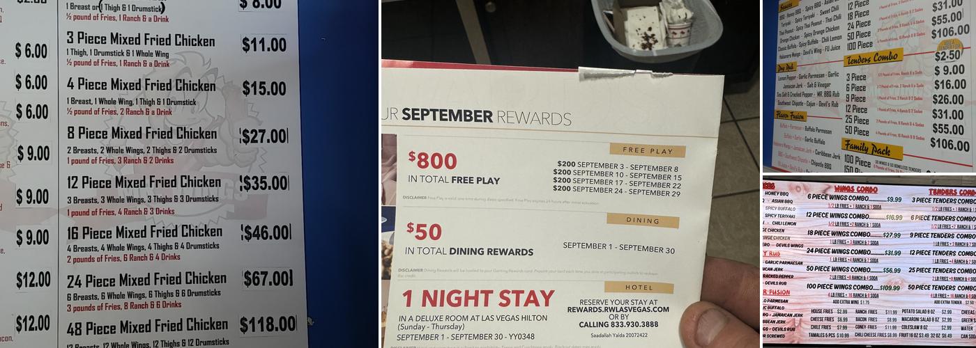 Mr. Wings you buy we fry Menu