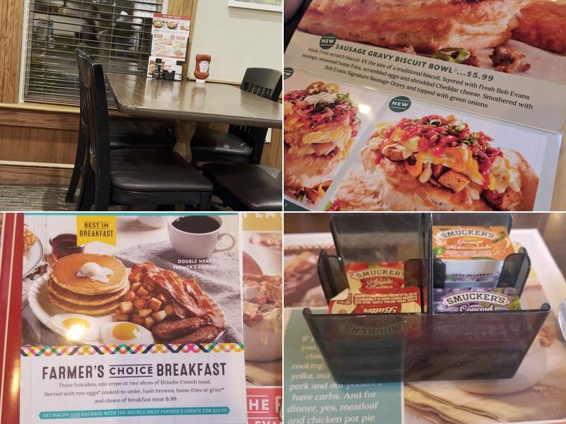 Bob Evans Menu