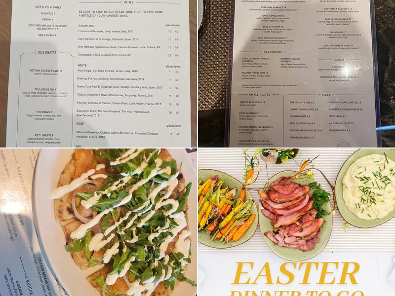 Murphy's Restaurant Menu