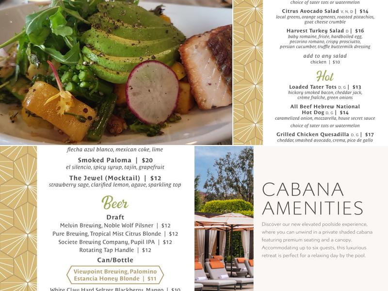 Mustangs & Burros Menu