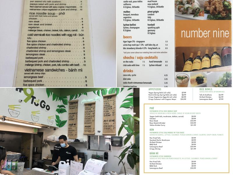 #9Pho Menu