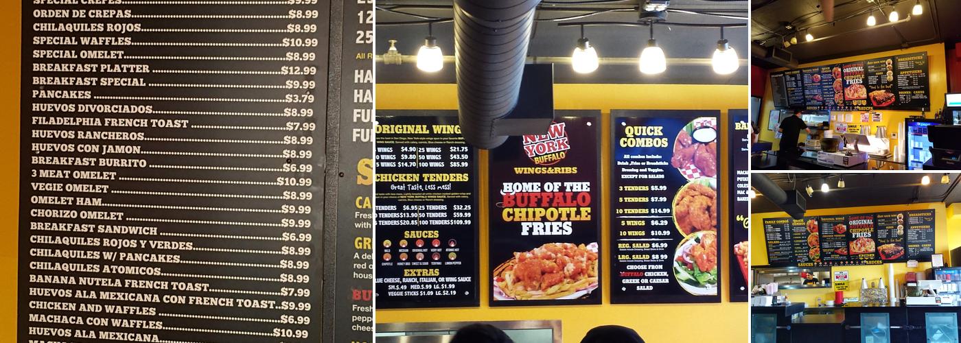 Wings Mix Menu