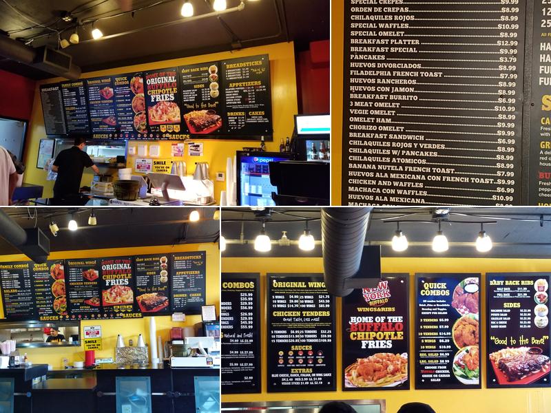 Wings Mix Menu