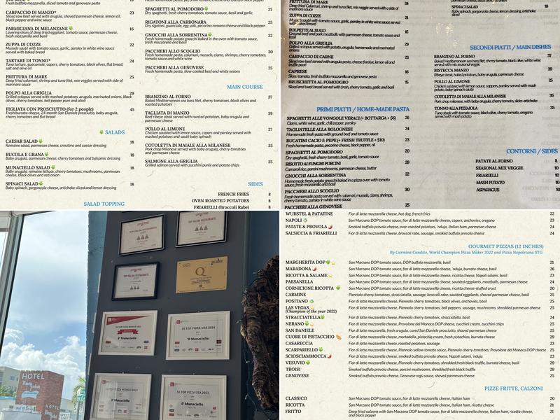 'O Munaciello MiMo District Neapolitan Pizza Menu