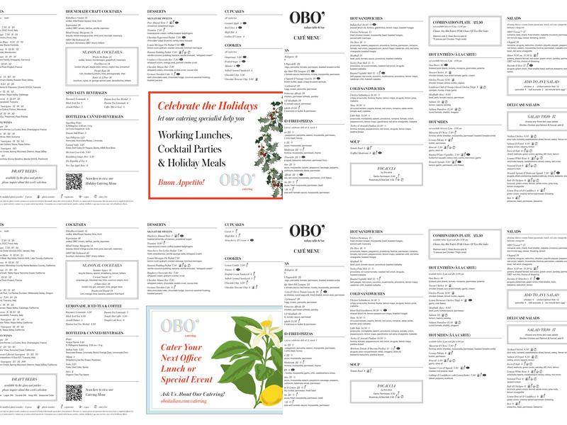 OBO' Italian Table & Bar Menu