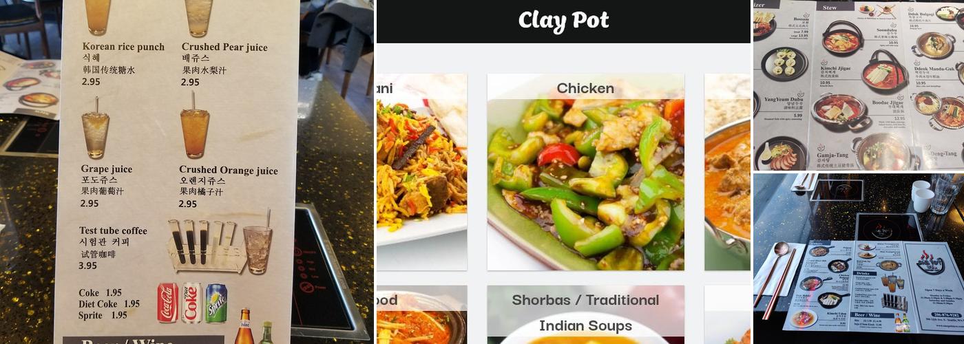 CLAY POT Menu