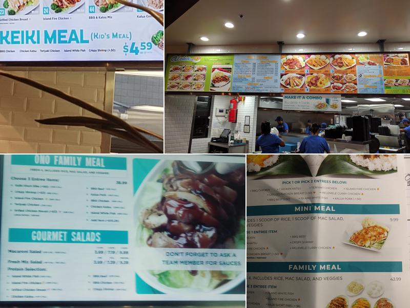 Ono Hawaiian BBQ Menu