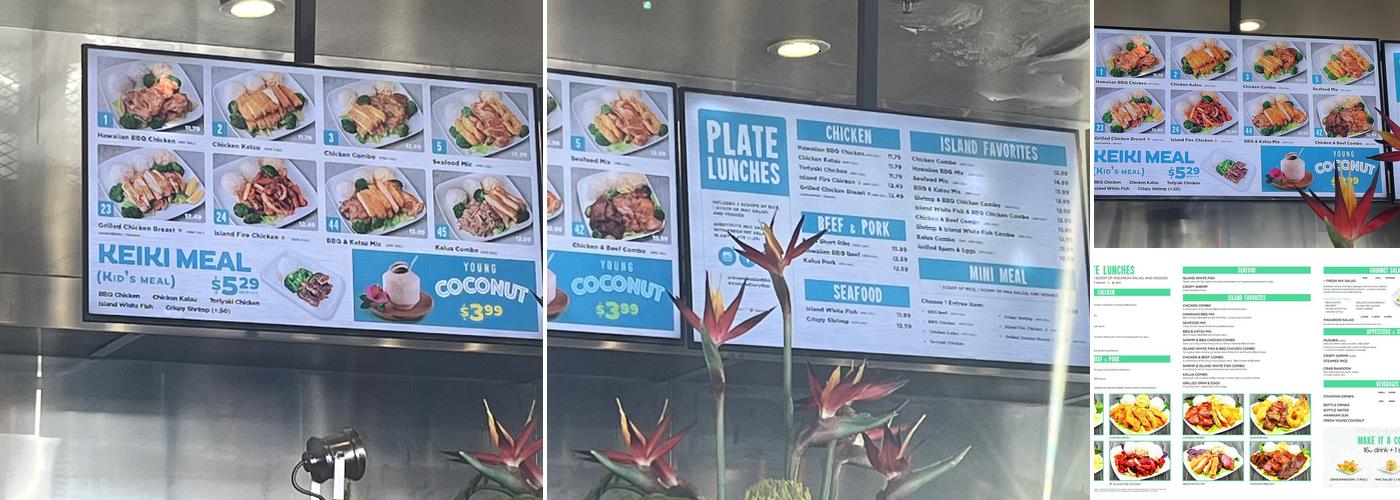 Ono Hawaiian BBQ Menu