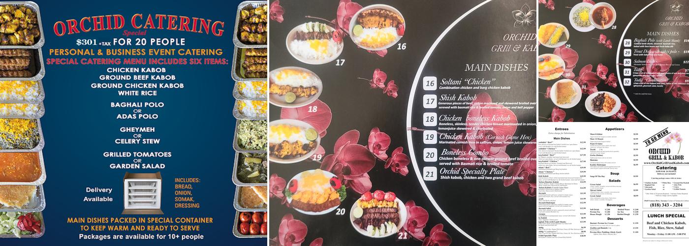 Orchid Grill & Kabob Menu