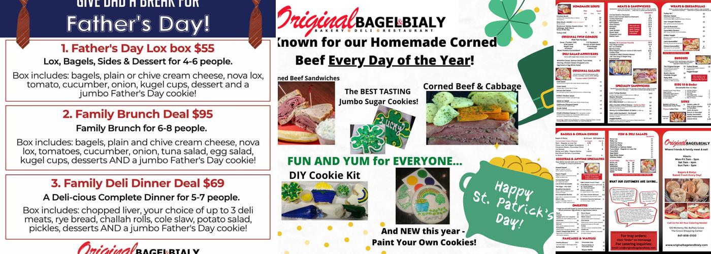 Original Bagel & Bialy Menu