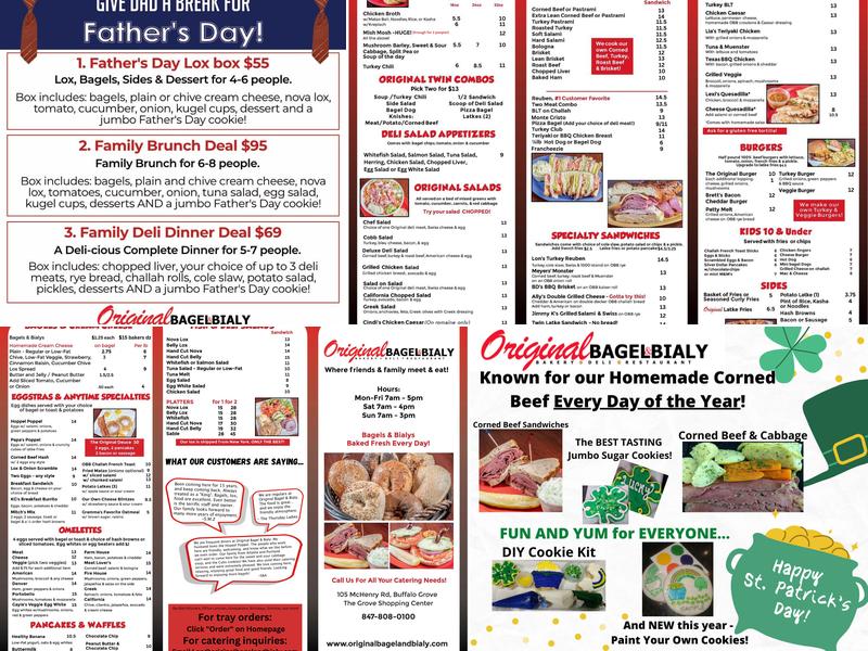 Original Bagel & Bialy Menu