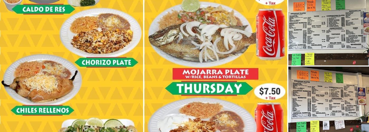 Areli's Taco Shop Pacific Beach Menu