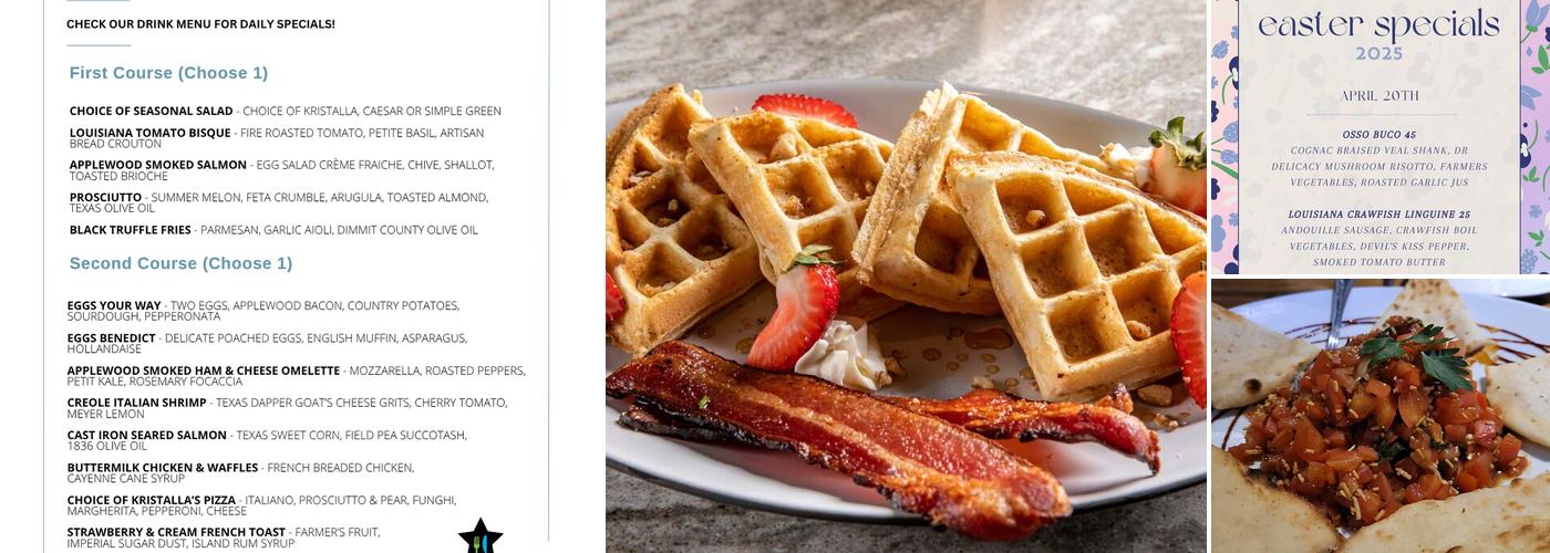 Osso & Kristalla Menu