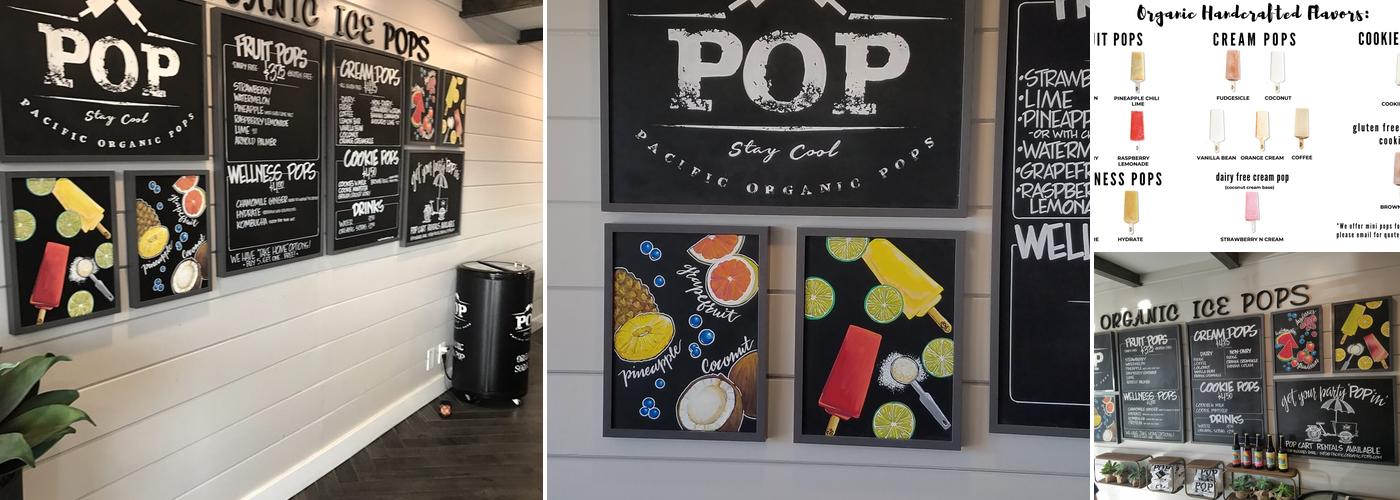Pacific Organic Pops Menu