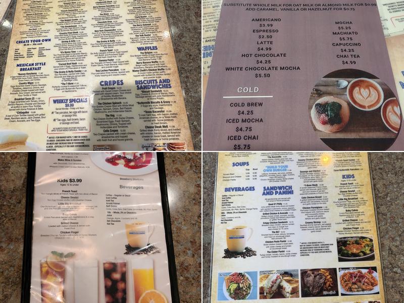 Pancake House Menu