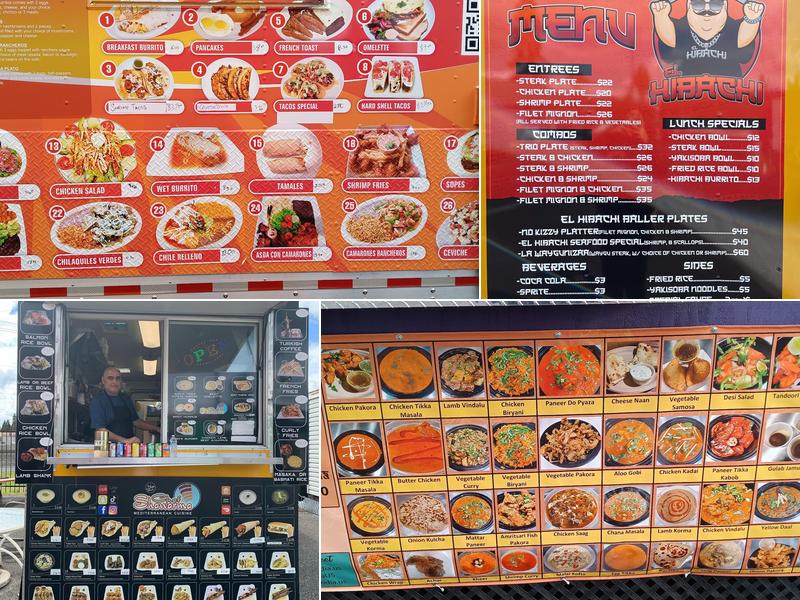 Gresham Food Carts Menu