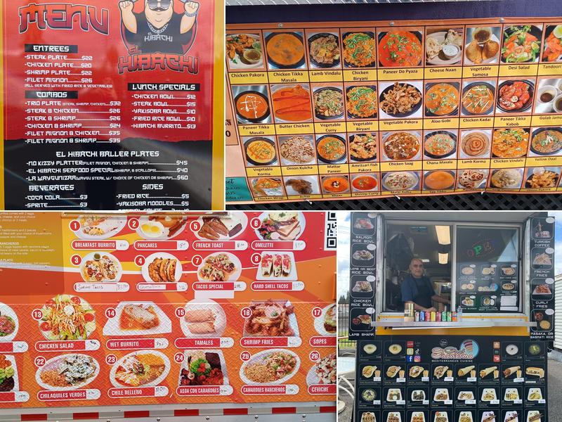 Gresham Food Carts Menu