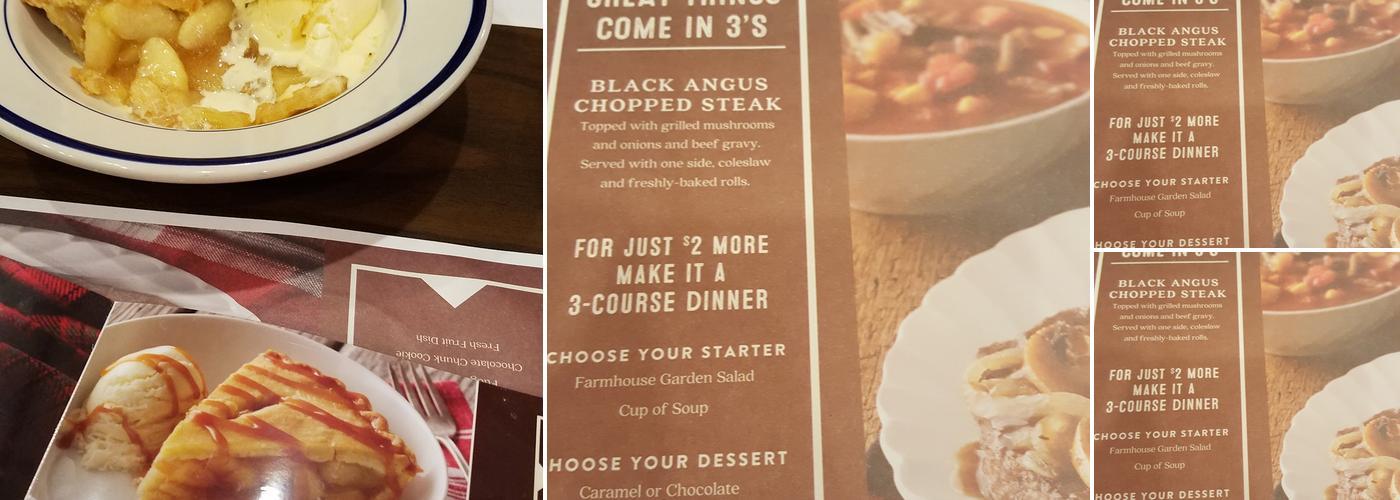 Bob Evans Menu