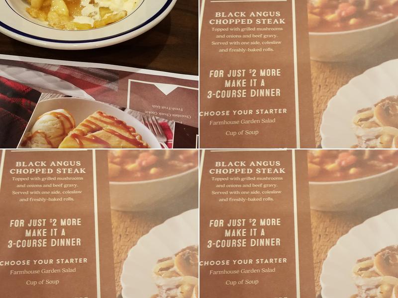 Bob Evans Menu