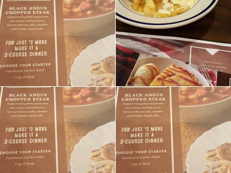 Bob Evans Menu