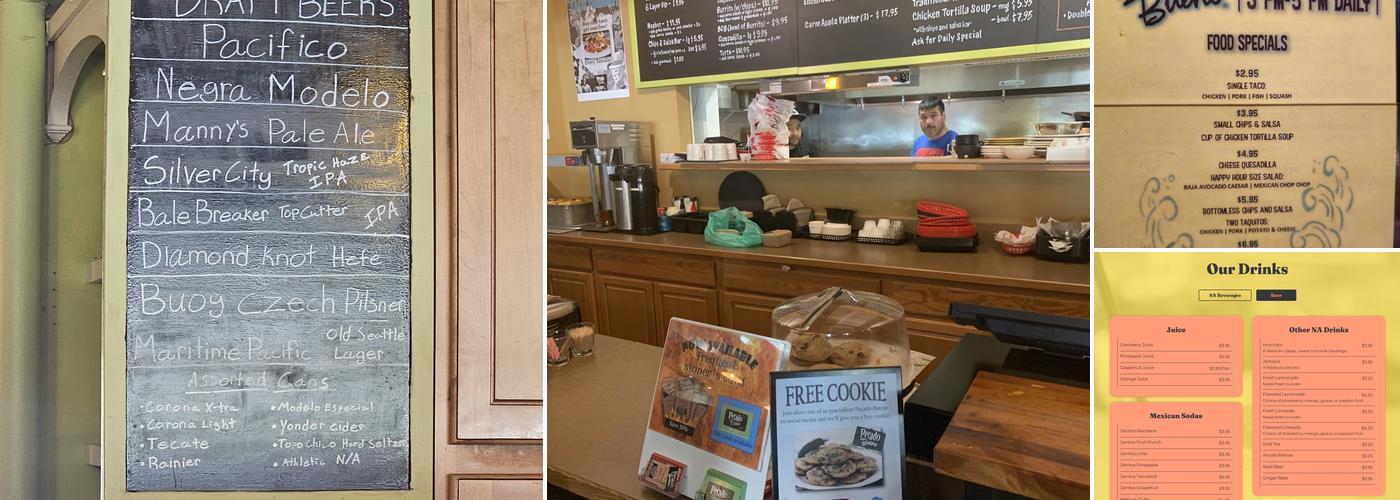 Pecado Bueno Eastlake Menu