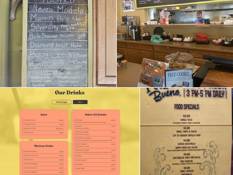 Pecado Bueno Eastlake Menu