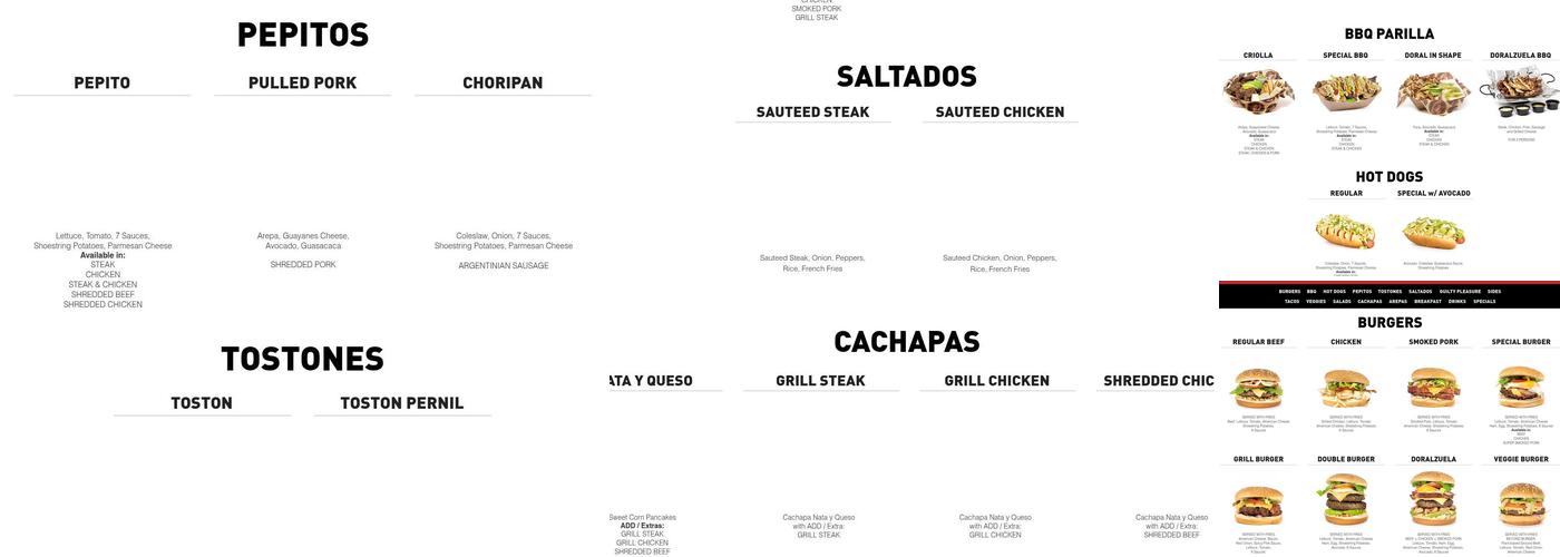 Pepito's Plaza Brickell Menu