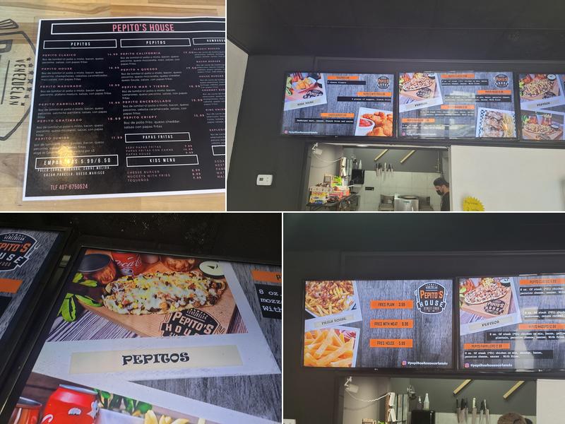 Pepito’s House Menu