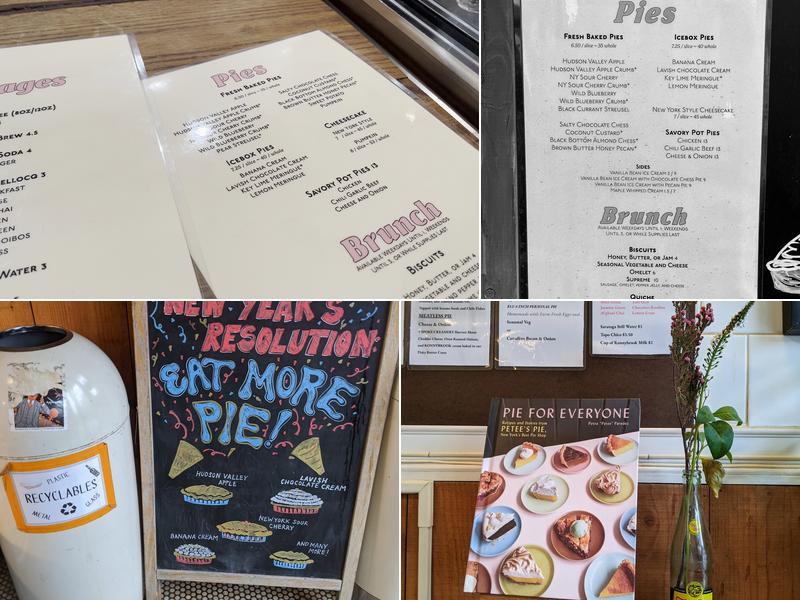Petee's Pie Company Menu
