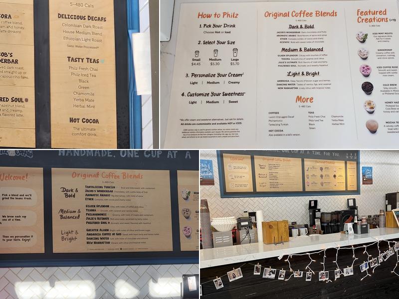 Philz Coffee Menu