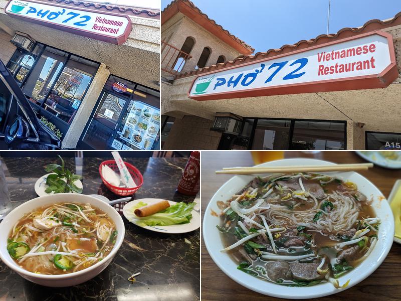Pho 72 Restaurant Vietnamese Noodle and Grill